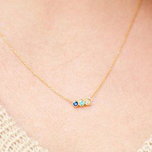 Family Birthstone Necklace